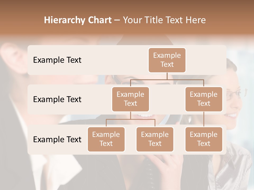 A Woman Talking On A Cell Phone Next To Another Woman PowerPoint Template