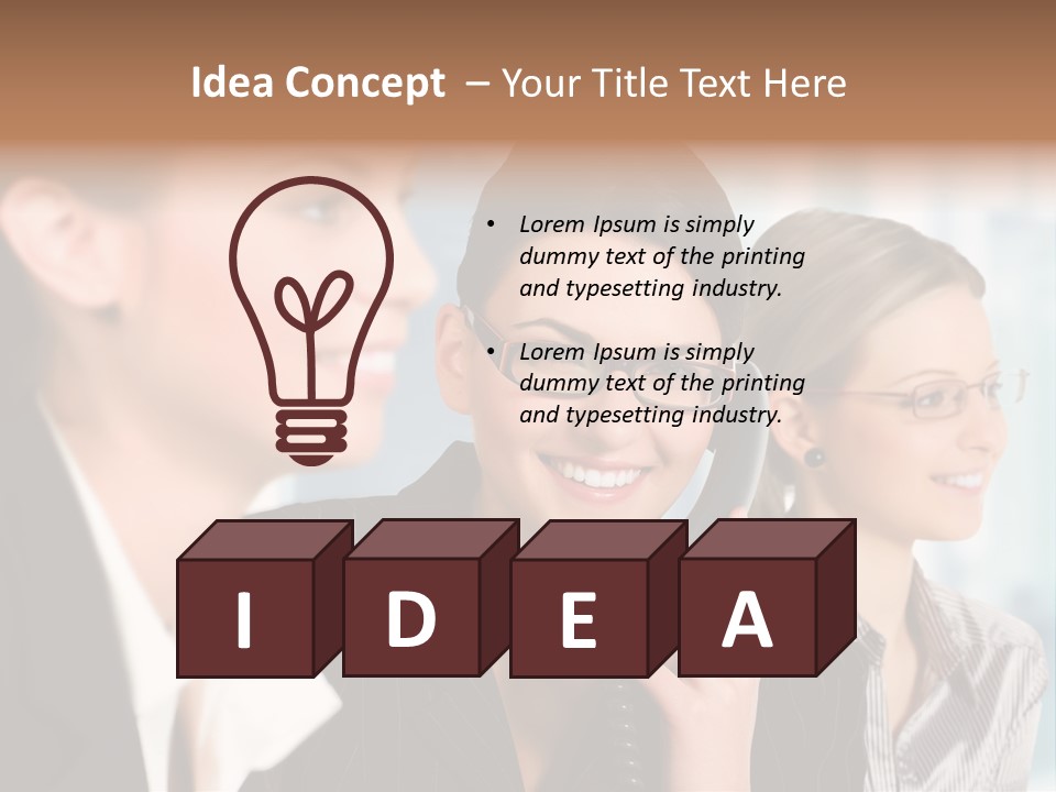 A Woman Talking On A Cell Phone Next To Another Woman PowerPoint Template