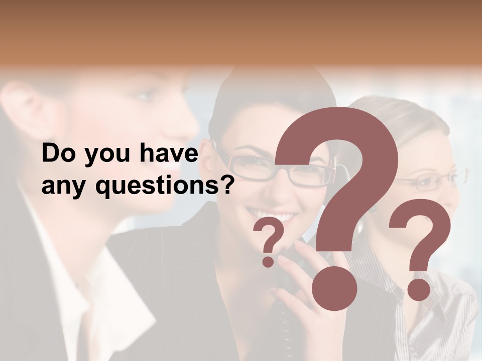 A Woman Talking On A Cell Phone Next To Another Woman PowerPoint Template