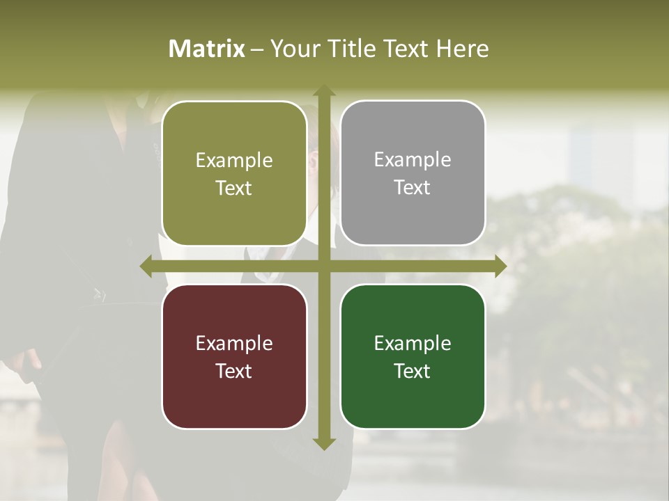 A Woman Talking On A Cell Phone Next To Another Woman PowerPoint Template