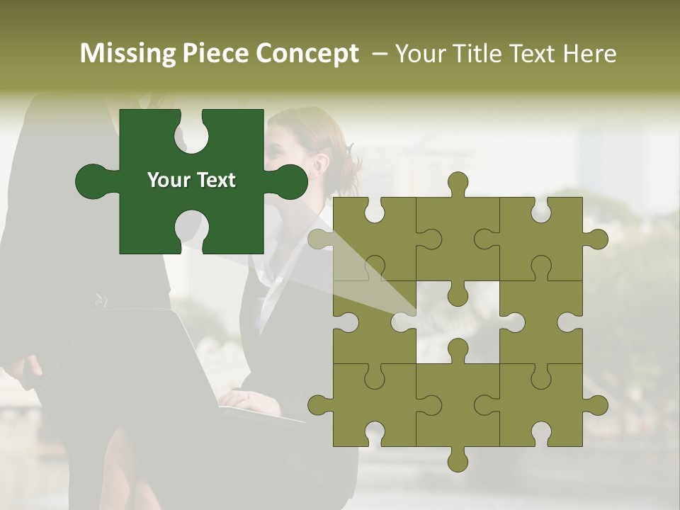 A Woman Talking On A Cell Phone Next To Another Woman PowerPoint Template