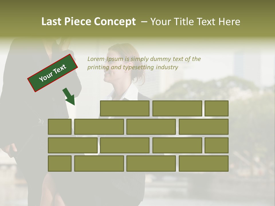 A Woman Talking On A Cell Phone Next To Another Woman PowerPoint Template