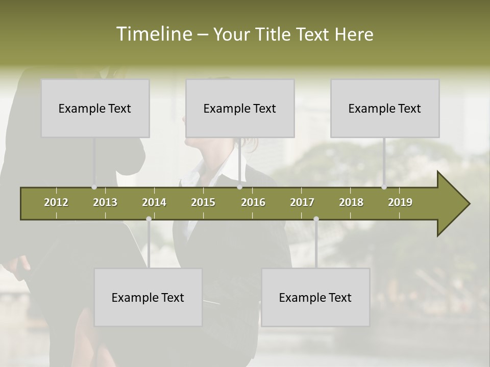 A Woman Talking On A Cell Phone Next To Another Woman PowerPoint Template