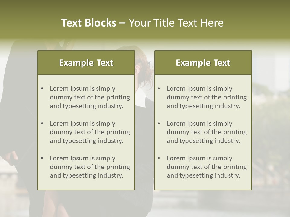 A Woman Talking On A Cell Phone Next To Another Woman PowerPoint Template