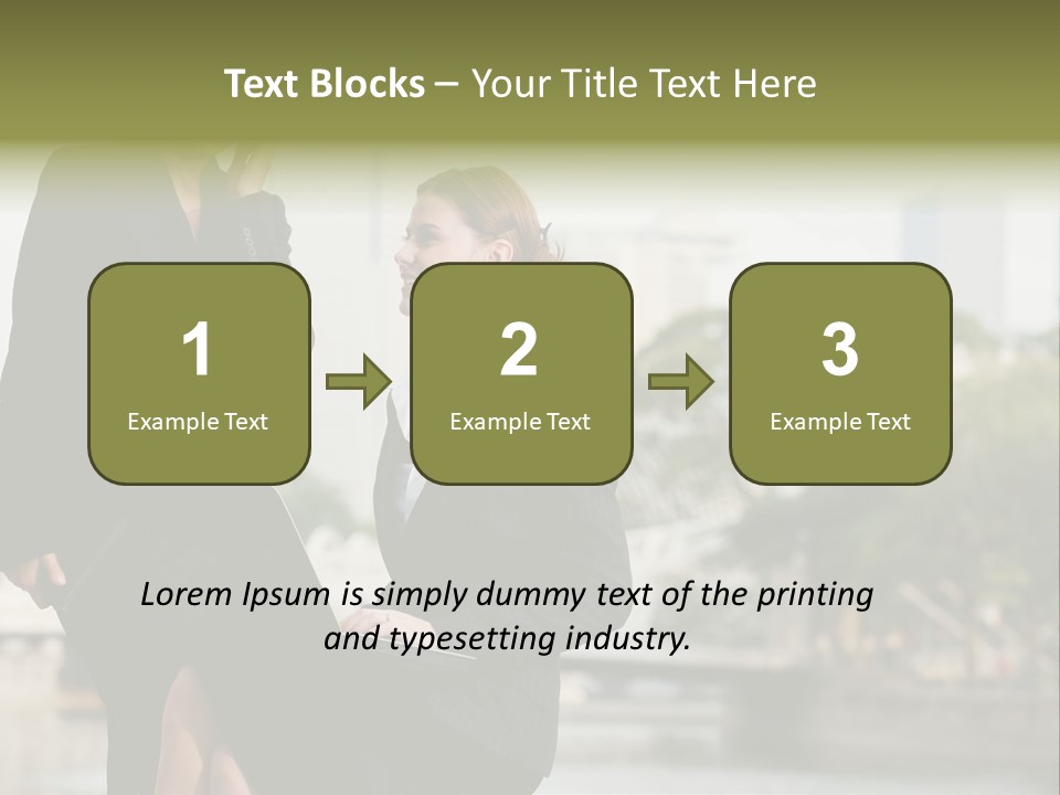 A Woman Talking On A Cell Phone Next To Another Woman PowerPoint Template