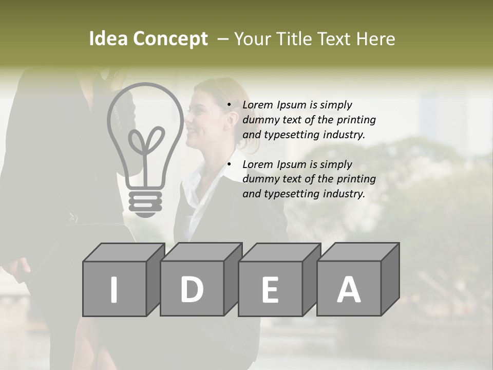 A Woman Talking On A Cell Phone Next To Another Woman PowerPoint Template