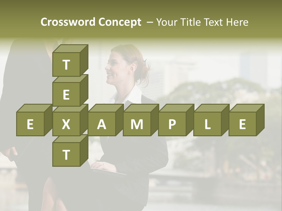 A Woman Talking On A Cell Phone Next To Another Woman PowerPoint Template