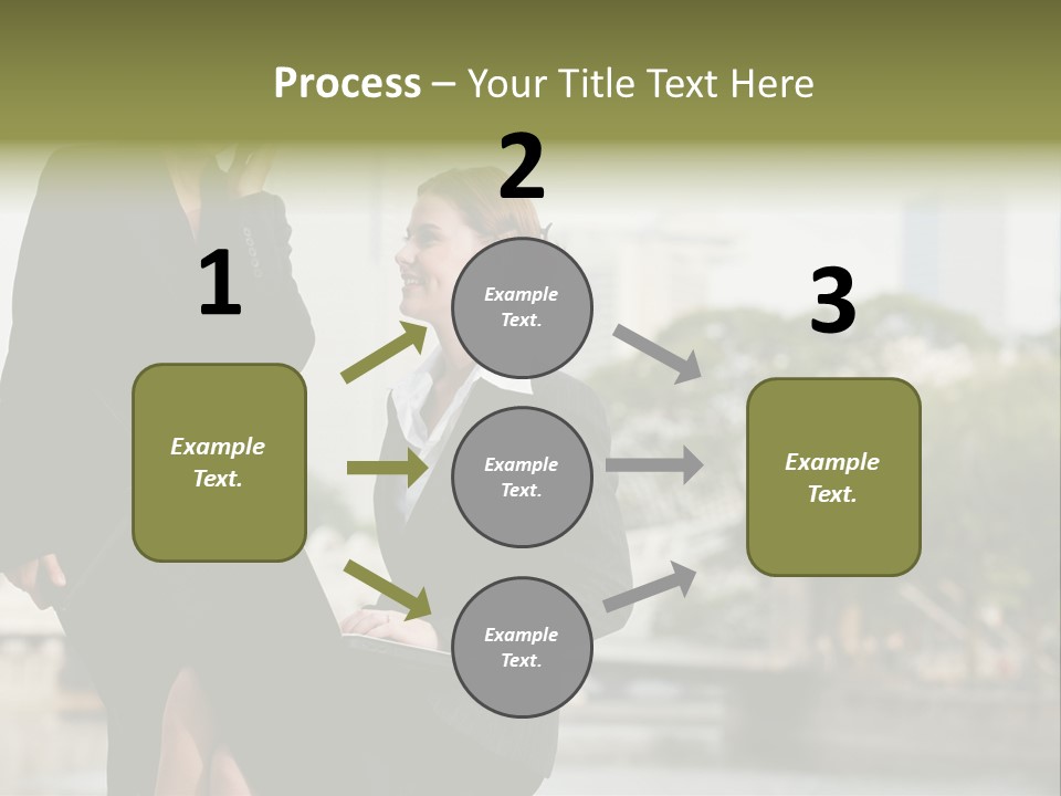 A Woman Talking On A Cell Phone Next To Another Woman PowerPoint Template