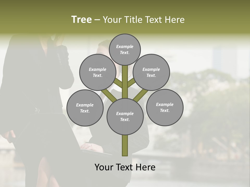 A Woman Talking On A Cell Phone Next To Another Woman PowerPoint Template