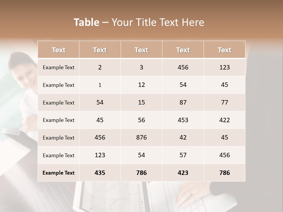 A Group Of People Sitting At A Table With Laptops PowerPoint Template