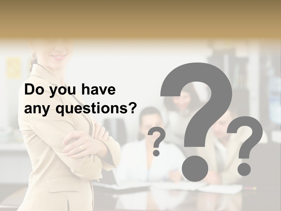 A Woman Standing In Front Of A Group Of People PowerPoint Template