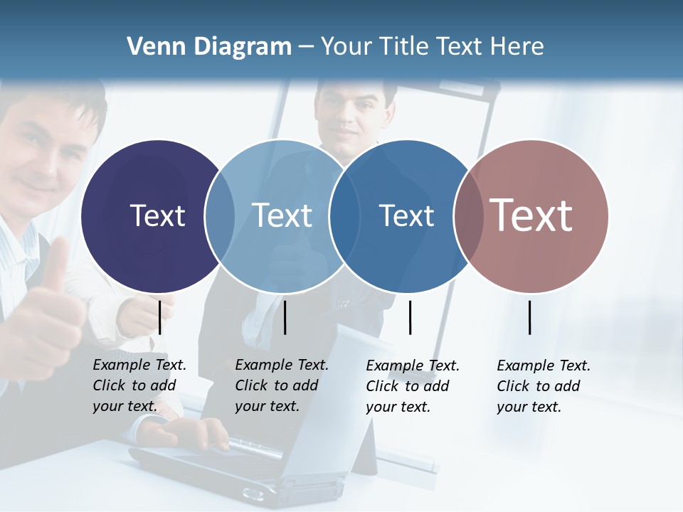 A Group Of Business People Giving Thumbs Up PowerPoint Template