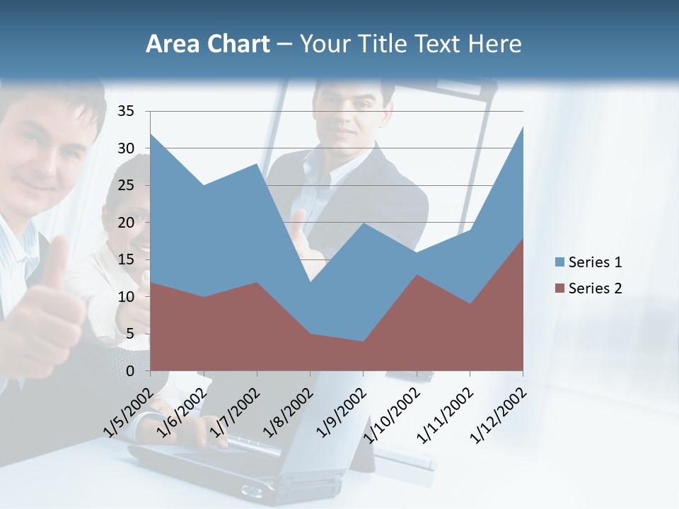 A Group Of Business People Giving Thumbs Up PowerPoint Template