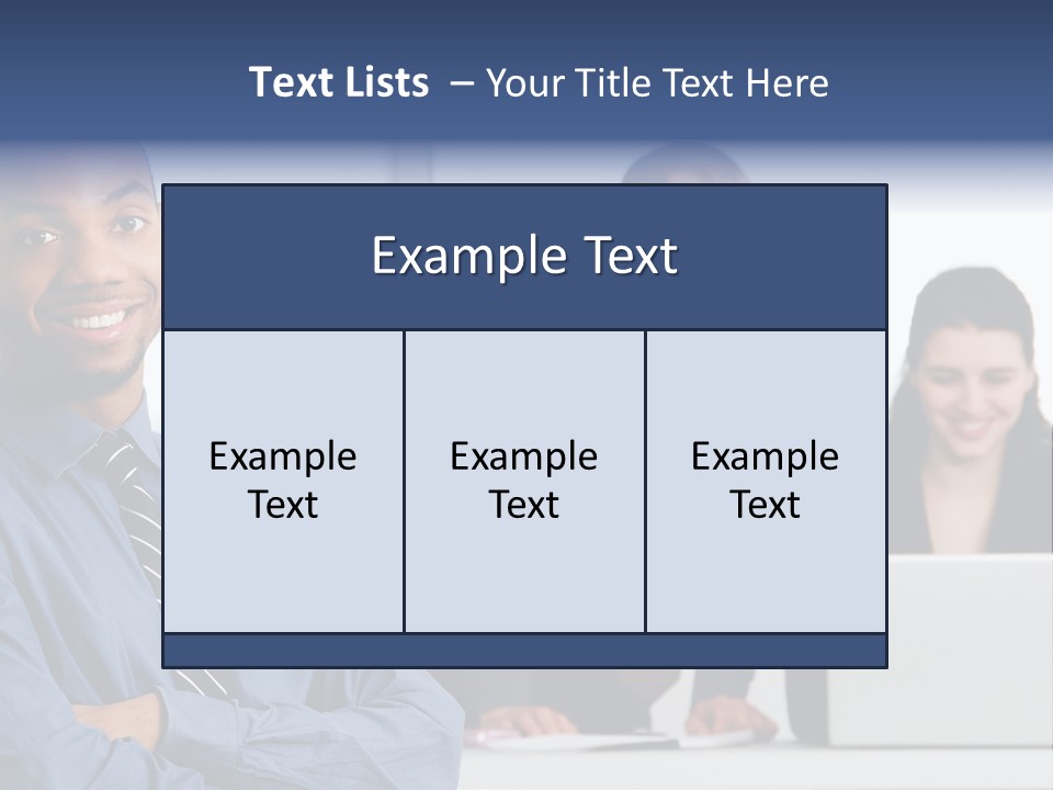A Group Of People Sitting At A Table With A Laptop PowerPoint Template