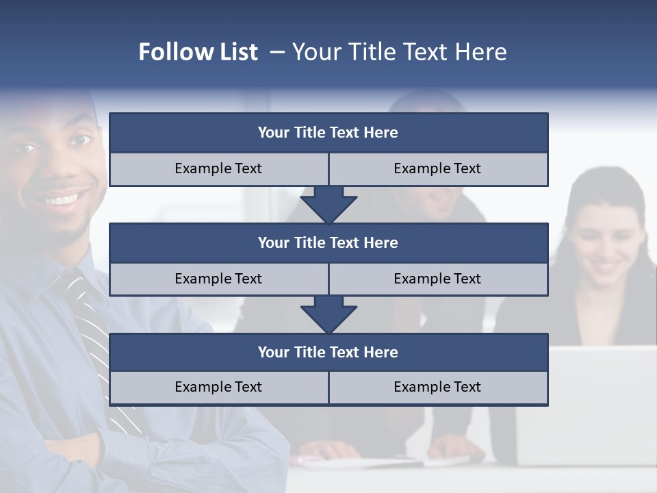 A Group Of People Sitting At A Table With A Laptop PowerPoint Template
