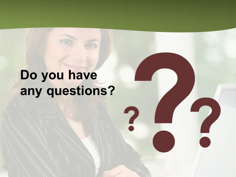 A Woman Sitting At A Desk With A Laptop PowerPoint Template