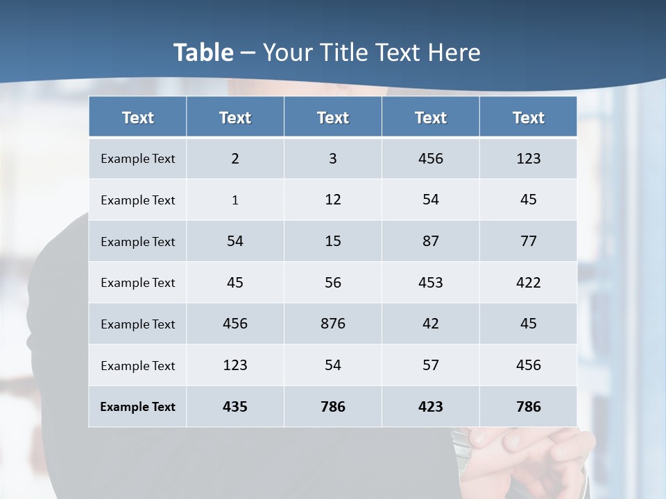 A Man In A Suit And Tie Standing In Front Of A Building PowerPoint Template