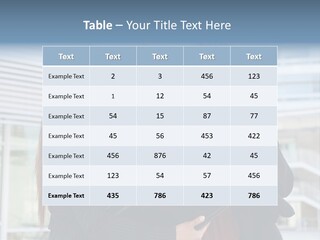 Two Women In Business Attire Looking At A Cell Phone PowerPoint Template