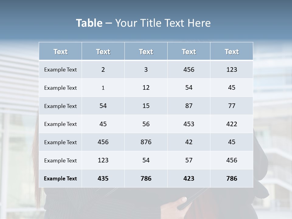 Two Women In Business Attire Looking At A Cell Phone PowerPoint Template