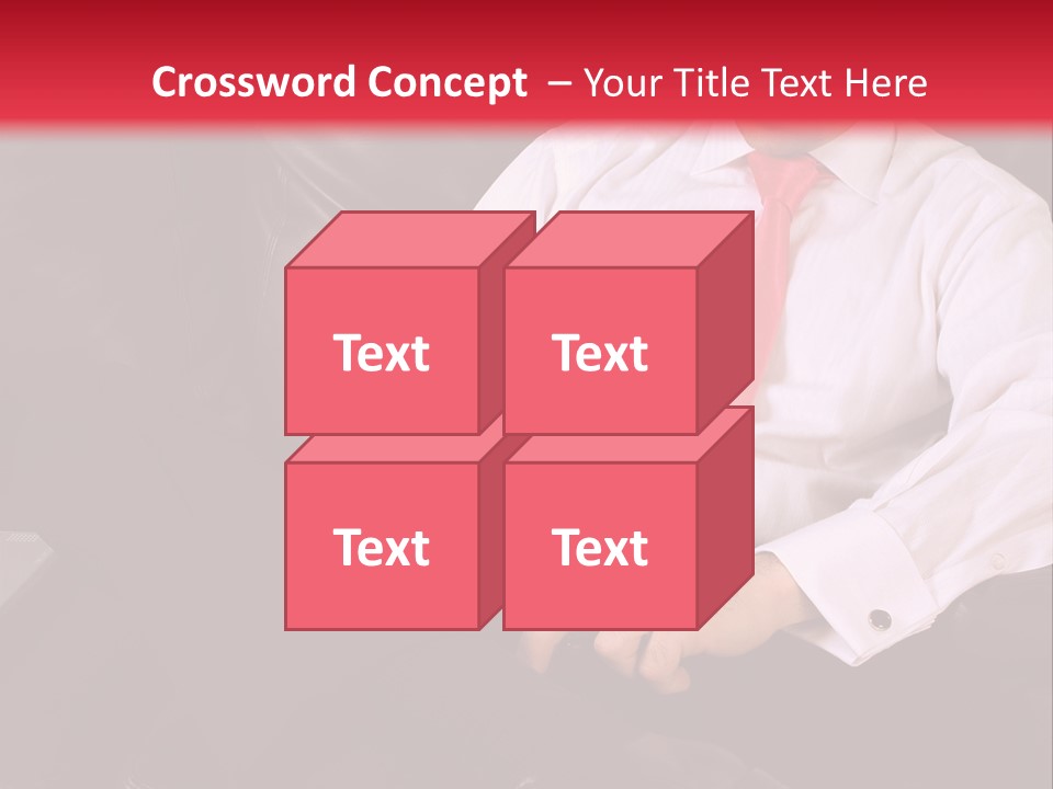 A Man Sitting In A Chair With A Cell Phone PowerPoint Template