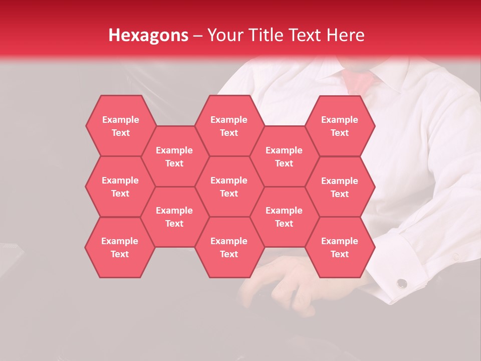 A Man Sitting In A Chair With A Cell Phone PowerPoint Template