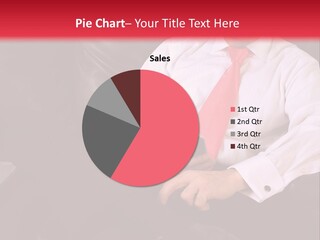 A Man Sitting In A Chair With A Cell Phone PowerPoint Template