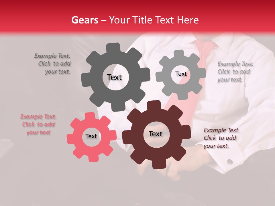 A Man Sitting In A Chair With A Cell Phone PowerPoint Template