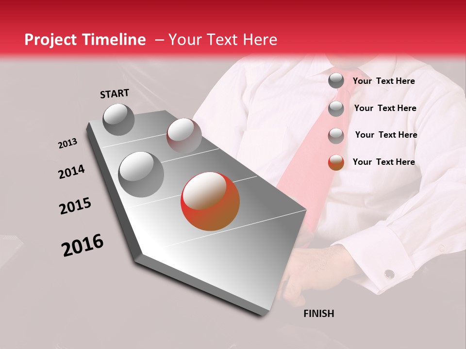 A Man Sitting In A Chair With A Cell Phone PowerPoint Template