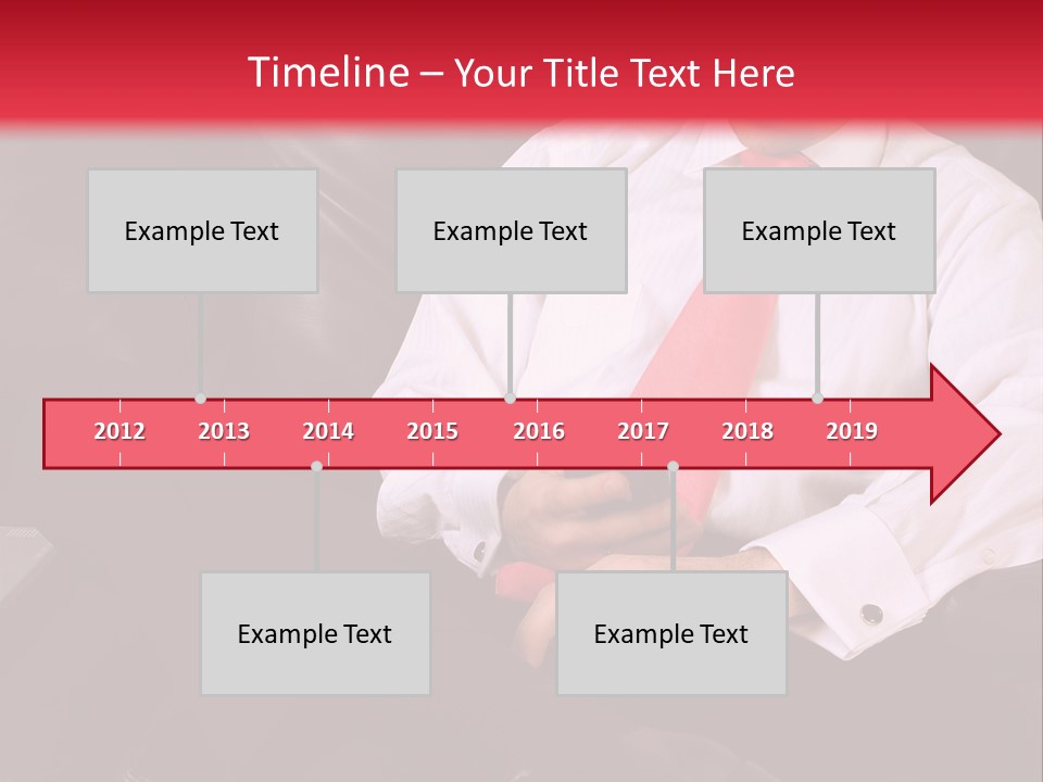 A Man Sitting In A Chair With A Cell Phone PowerPoint Template
