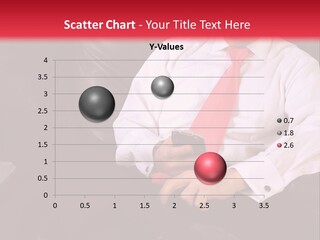 A Man Sitting In A Chair With A Cell Phone PowerPoint Template