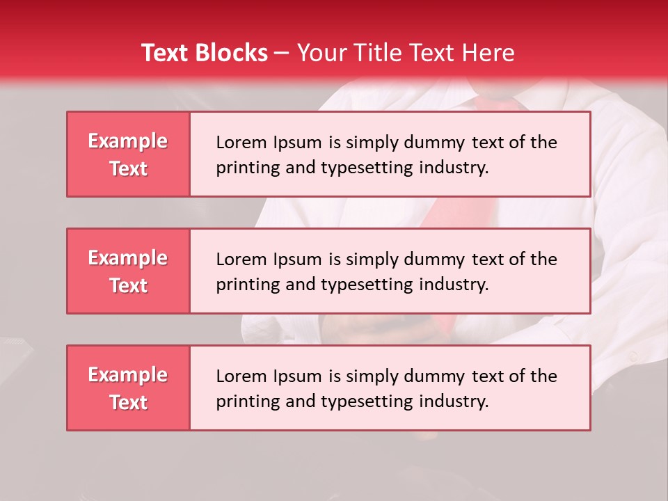 A Man Sitting In A Chair With A Cell Phone PowerPoint Template