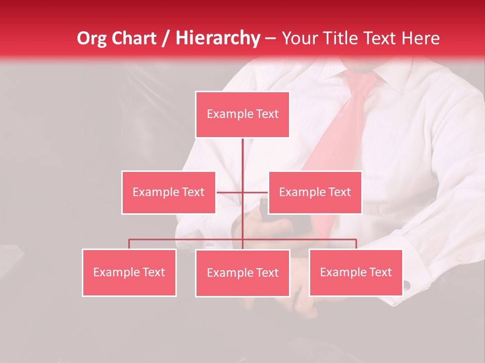 A Man Sitting In A Chair With A Cell Phone PowerPoint Template