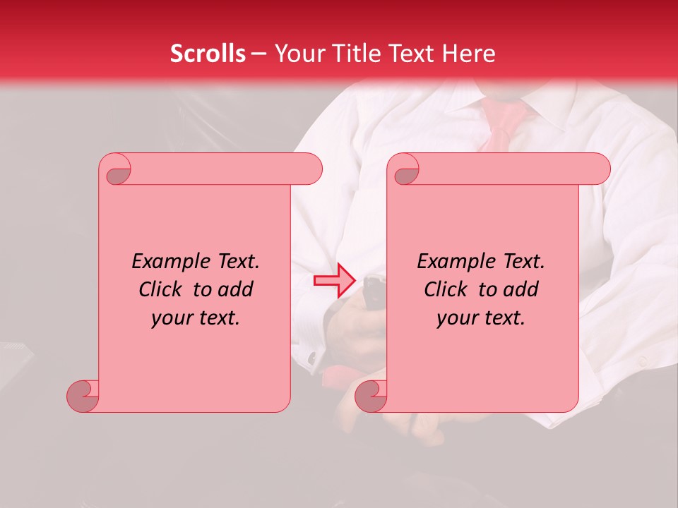 A Man Sitting In A Chair With A Cell Phone PowerPoint Template