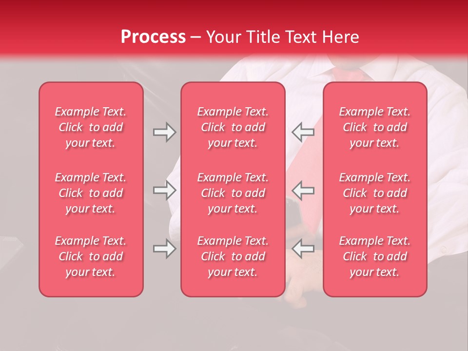 A Man Sitting In A Chair With A Cell Phone PowerPoint Template