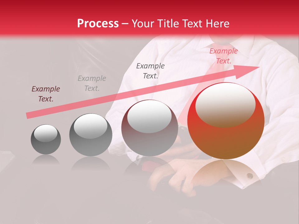 A Man Sitting In A Chair With A Cell Phone PowerPoint Template