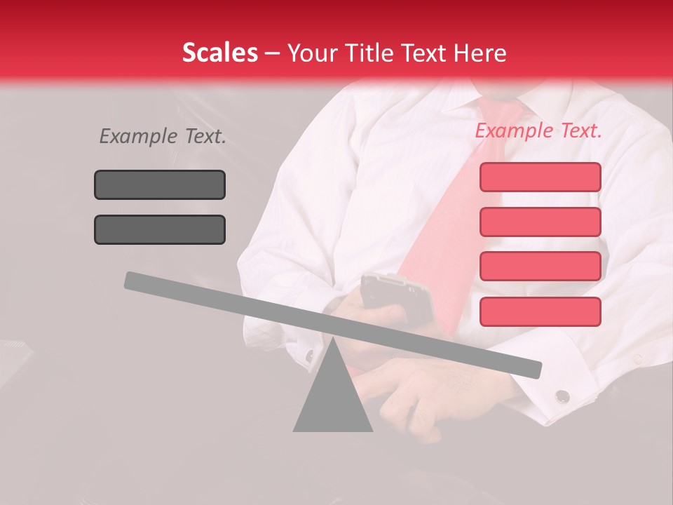 A Man Sitting In A Chair With A Cell Phone PowerPoint Template