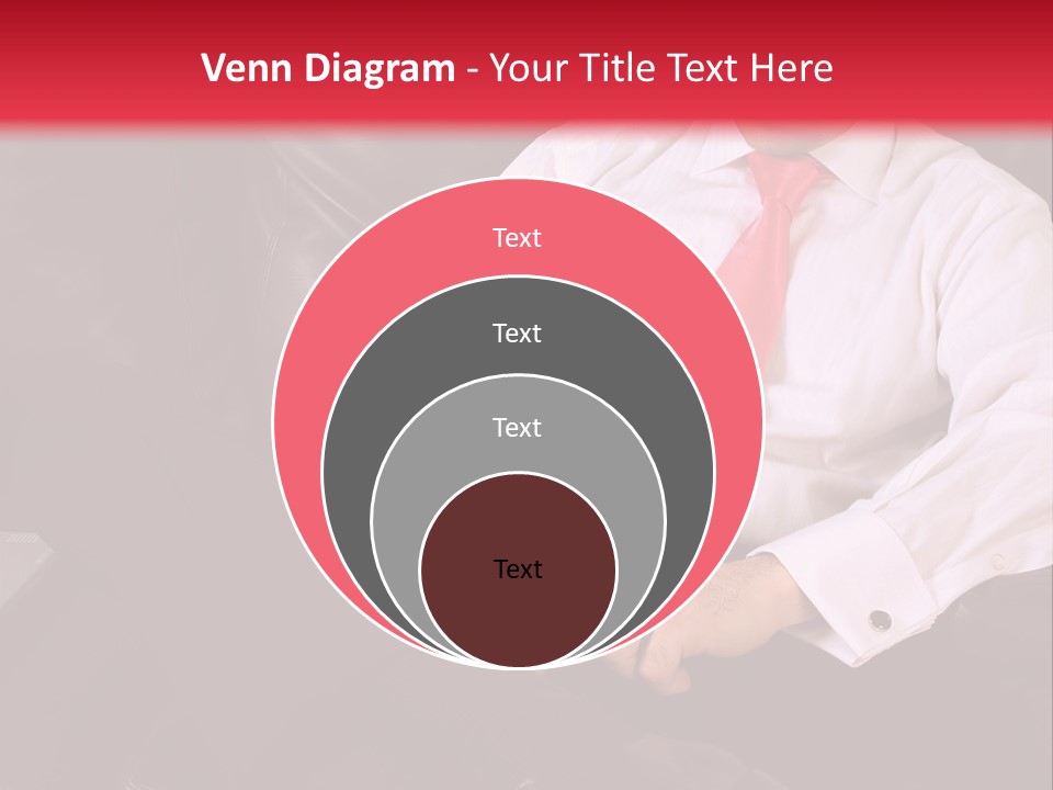 A Man Sitting In A Chair With A Cell Phone PowerPoint Template