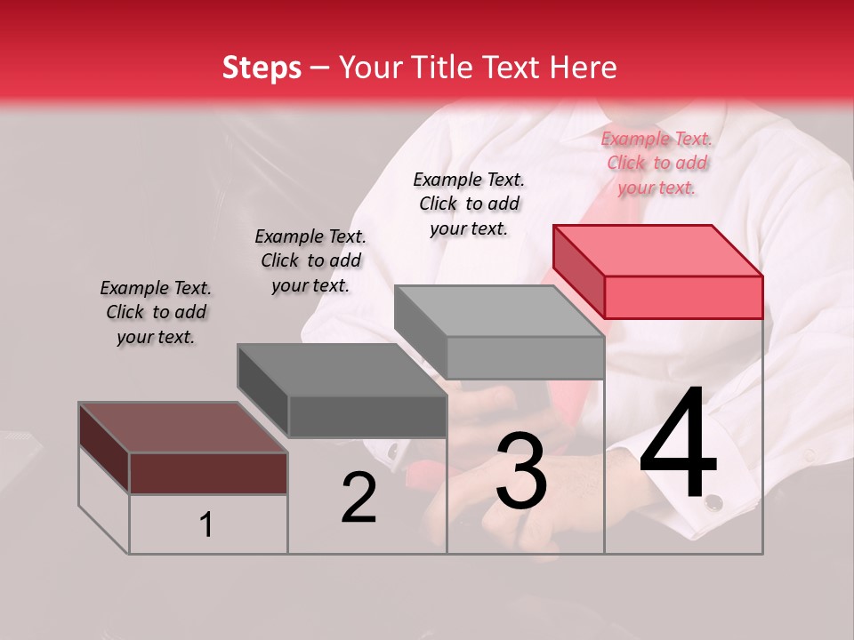A Man Sitting In A Chair With A Cell Phone PowerPoint Template