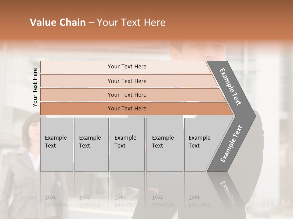 A Man In A Suit Standing With His Arms Crossed PowerPoint Template
