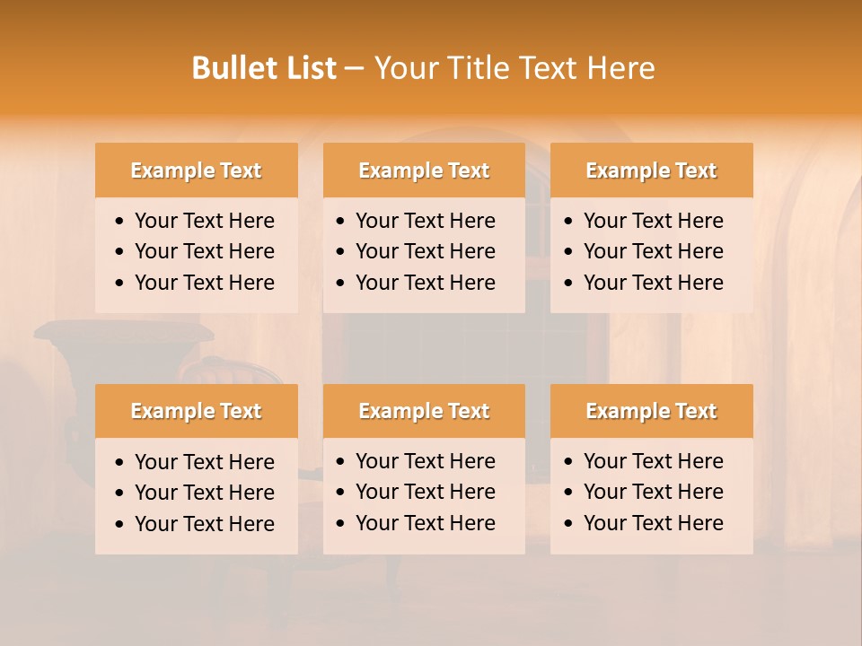 A Chair Sitting In Front Of A Window Next To A Vase PowerPoint Template