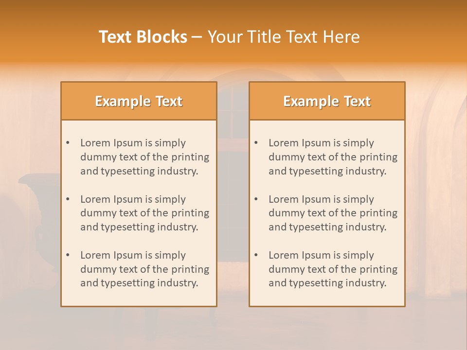 A Chair Sitting In Front Of A Window Next To A Vase PowerPoint Template