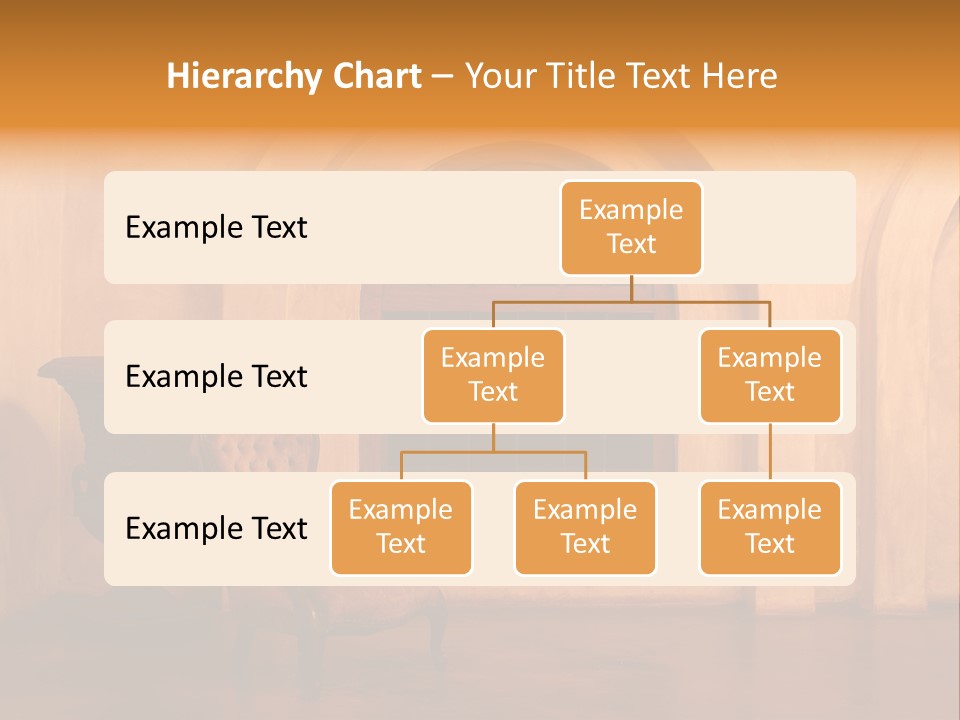 A Chair Sitting In Front Of A Window Next To A Vase PowerPoint Template