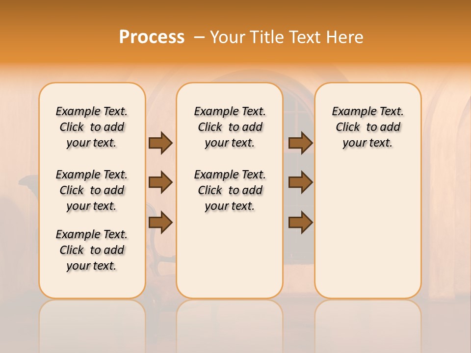 A Chair Sitting In Front Of A Window Next To A Vase PowerPoint Template