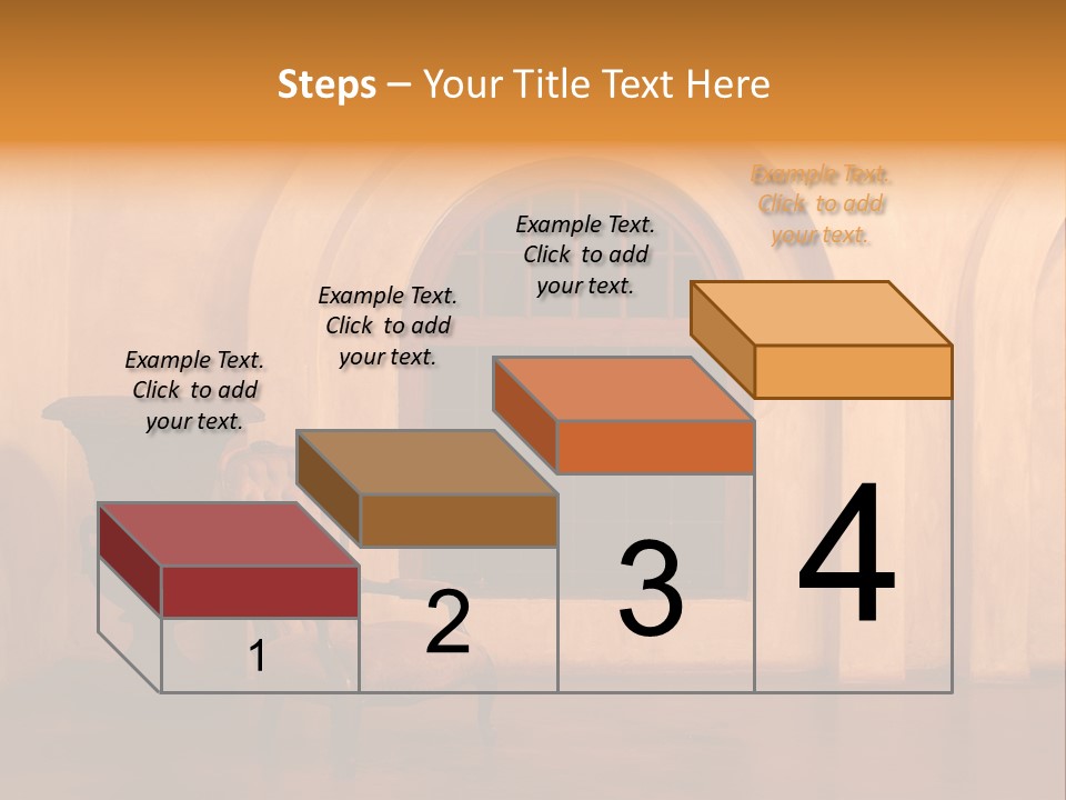 A Chair Sitting In Front Of A Window Next To A Vase PowerPoint Template