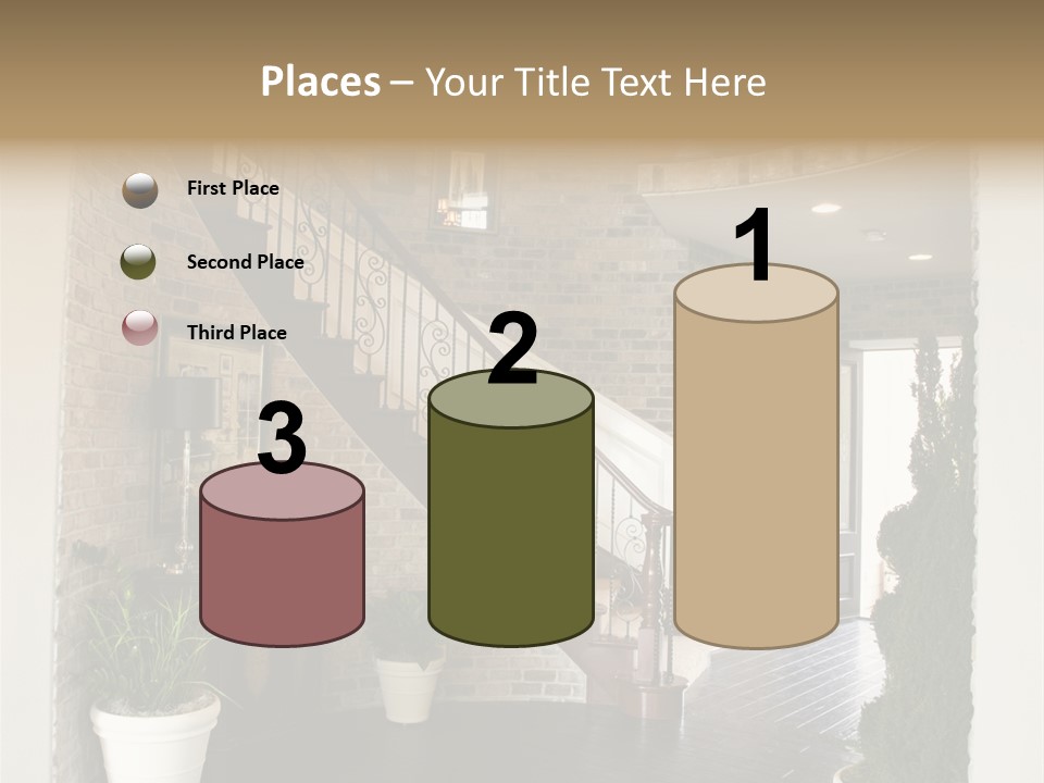 Conference Table Happy PowerPoint Template