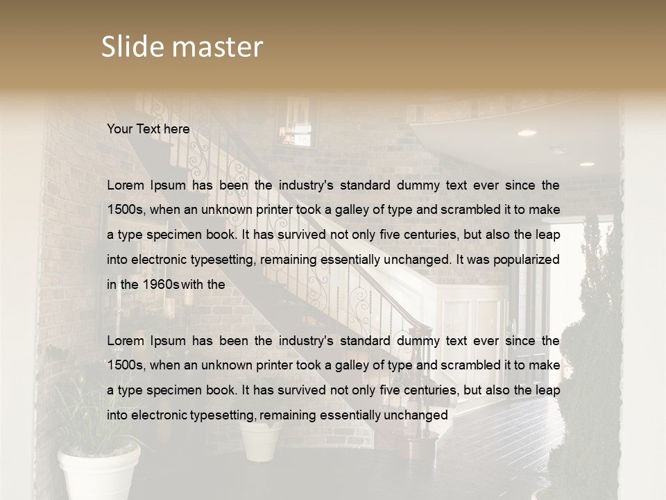 Conference Table Happy PowerPoint Template