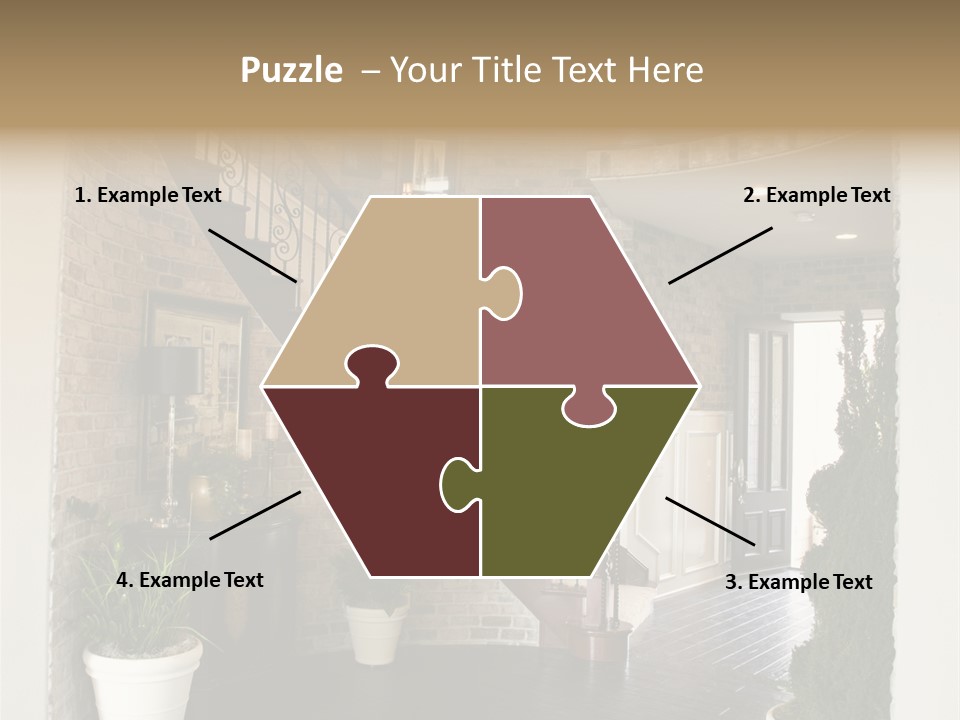 Conference Table Happy PowerPoint Template