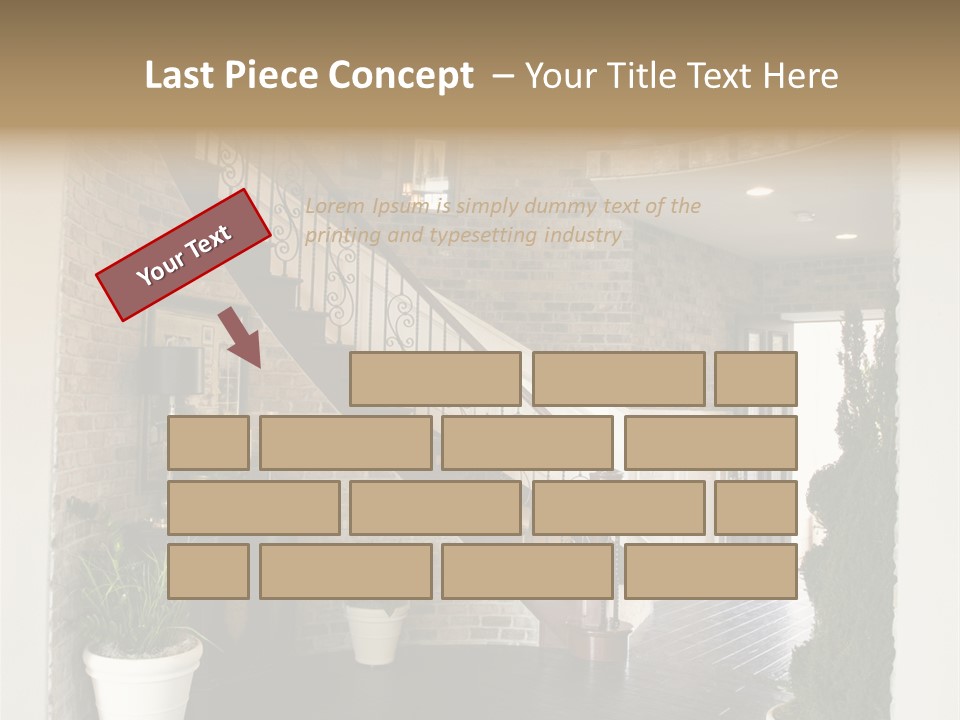Conference Table Happy PowerPoint Template