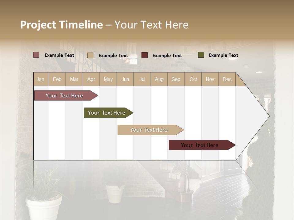 Conference Table Happy PowerPoint Template