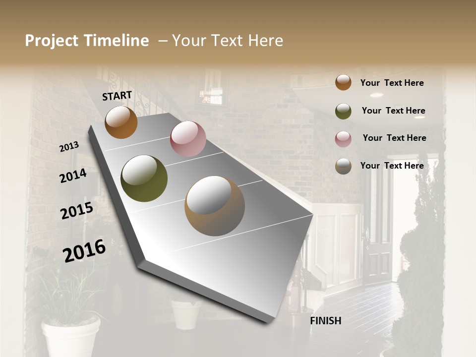 Conference Table Happy PowerPoint Template